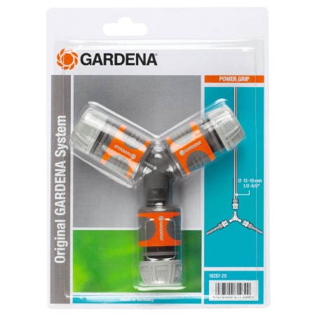 Connettore tubo Gardena 18287-20 Ø 15 mm 1/2" Triplo Sistema di irrigazione