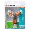 Connettore tubo Gardena 18287-20 Ø 15 mm 1/2" Triplo Sistema di irrigazione