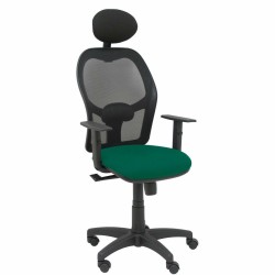 Sedia Ufficio con Poggiatesta Piqueras y Crespo B10CRNC Verde scuro