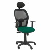 Sedia Ufficio con Poggiatesta Piqueras y Crespo B10CRNC Verde scuro