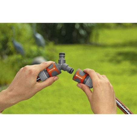 Connettore tubo Gardena 18287-20 Ø 15 mm 1/2" Triplo Sistema di irrigazione