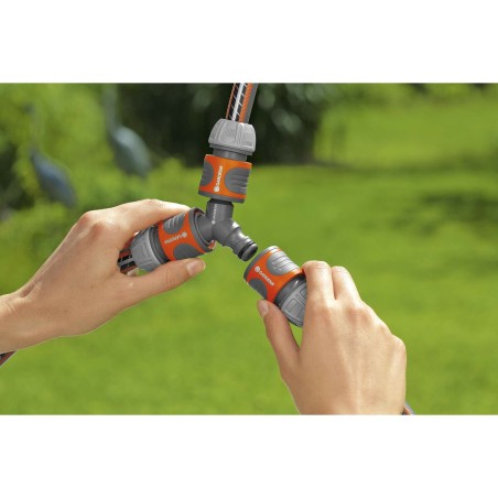 Connettore tubo Gardena 18287-20 Ø 15 mm 1/2" Triplo Sistema di irrigazione