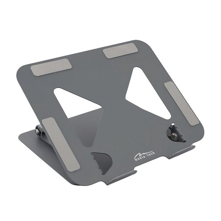 Supporto Pieghevole e Regolabile per PC Portatile Media Tech MT2661 Silicone Alluminio Acciaio al carbonio