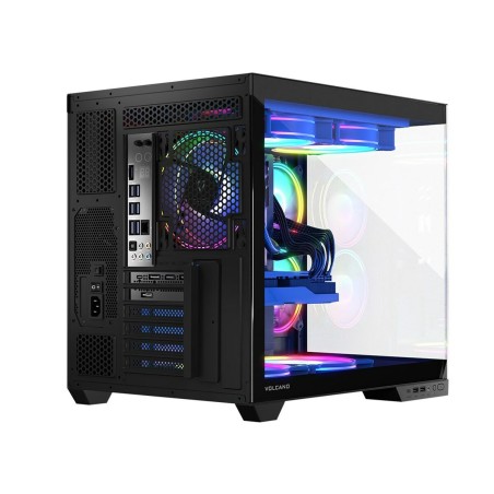 Case computer desktop ATX Modecom Volcano Panorama APEX ARGB Grigio