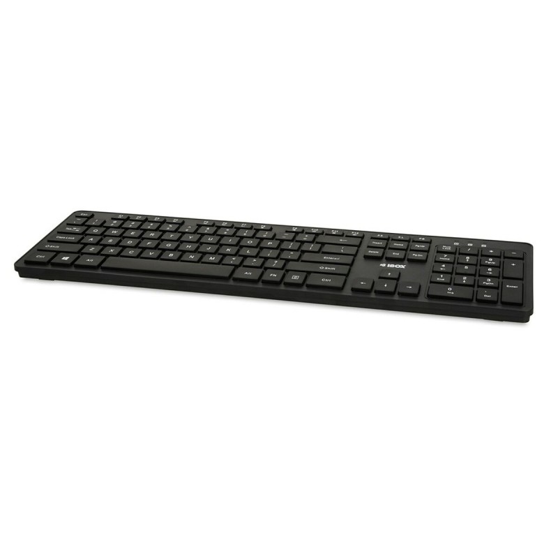 Tastiera e Mouse Ibox IKM5010W Nero Qwerty US Tastiera e Mouse Ibox IKM5010W Nero Qwerty US