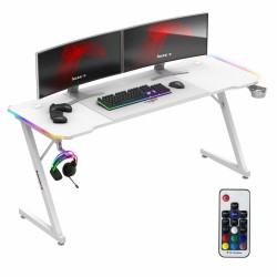 Scrivania Huzaro HZ-Hero 4.8 RGB White Bianco