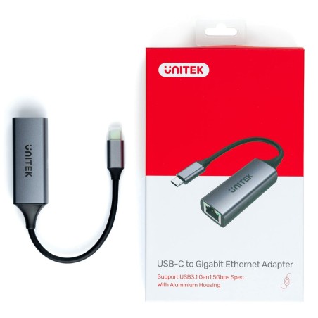 Adattatore USB con Ethernet Unitek U1312A 50 cm