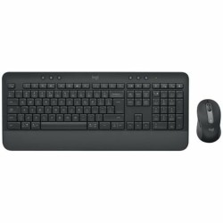 Tastiera e Mouse Wireless Logitech Signature MK650 Nero Qwerty in Spagnolo