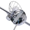 Lampadario Activejet AJE-GIZEL 2P Argentato Metallo 40 W