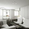 Lampadario Activejet AJE-GIZEL 2P Argentato Metallo 40 W