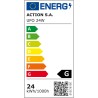 Lampadario Activejet AJE-UFO 24W Bianco Argentato 80 24 W Metallo (4000 K) (1 Unità)