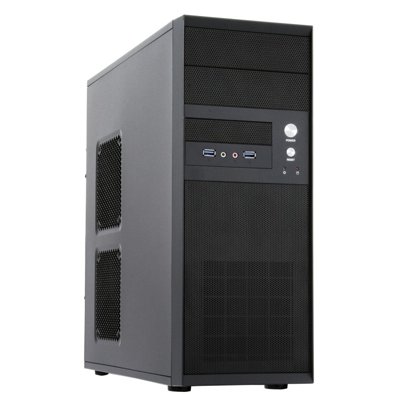 Case computer desktop ATX Chieftec CQ-01B-U3-OP Nero Case computer desktop ATX Chieftec CQ-01B-U3-OP Nero