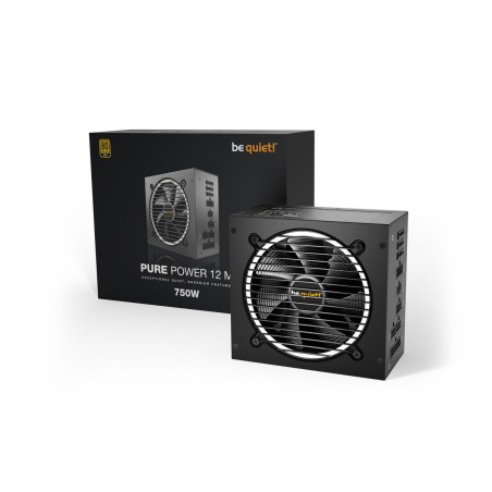 Fonte di Alimentazione Be Quiet! Pure Power 12 M ATX 750 W 80 Plus Gold
