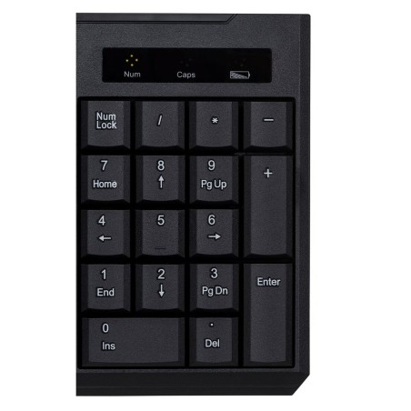 Tastiera Activejet K-3911W Nero QWERTY