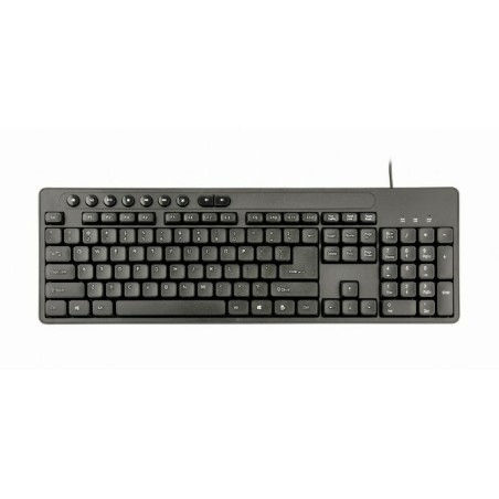Tastiera e Mouse GEMBIRD KBS-UM-04 Nero Monocromatica QWERTY Qwerty US