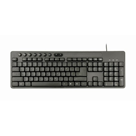 Tastiera e Mouse GEMBIRD KBS-UM-04 Nero Monocromatica QWERTY Qwerty US