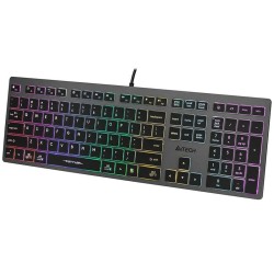 Tastiera A4 Tech B120N Nero Grigio Monocromatica Multi QWERTY