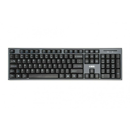 Tastiera e Mouse Ibox DESKTOP KIT PRO Nero Inglese QWERTY