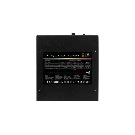 Fonte di Alimentazione Aerocool Lux RGB 750 W 80 Plus Bronze