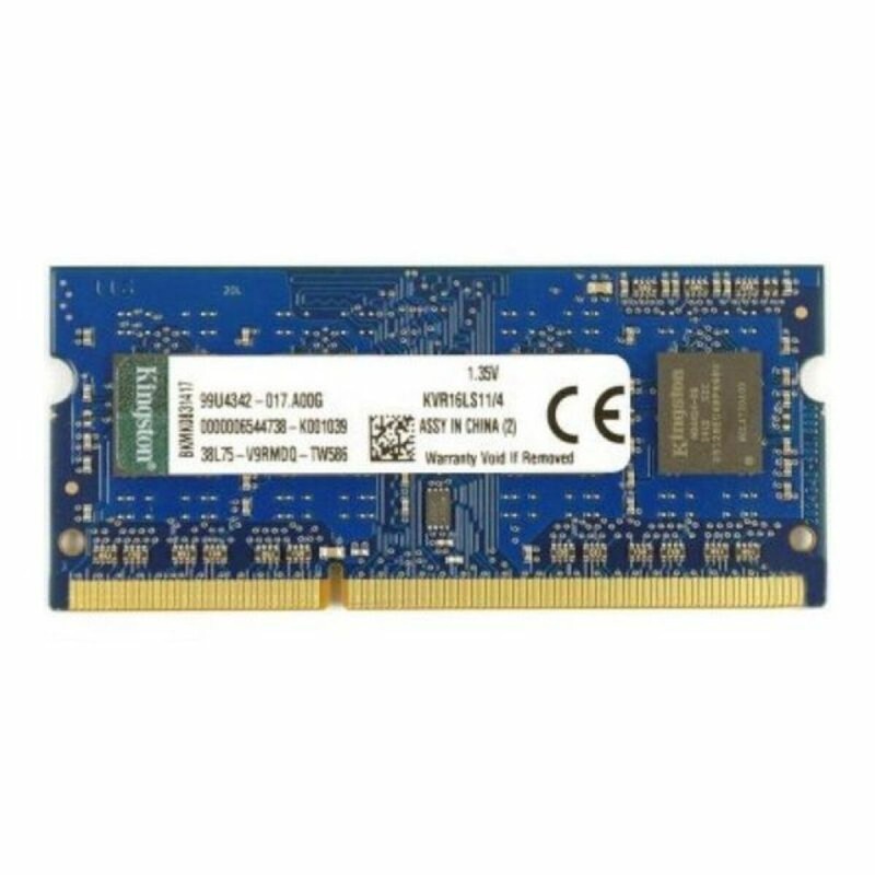Memoria RAM Kingston KVR16LS11/4 4 GB DDR3L Memoria RAM Kingston KVR16LS11/4 4 GB DDR3L