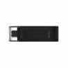 Memoria USB Kingston DT70/128GB usb c Nero 128 GB