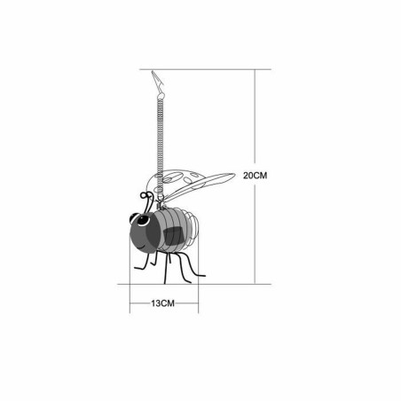 Decorazione luminosa Galix Coccinella