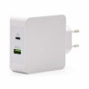 Caricabatterie USB da Parete TooQ TQWC-2SC03WT Bianco 48 W