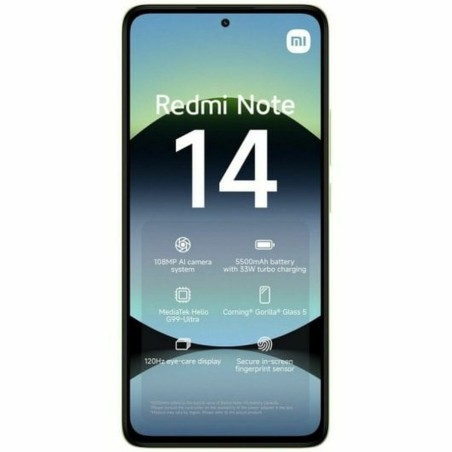 Smartphone Xiaomi REDMI NOTE 14 6,67" 8 GB RAM 256 GB Verde