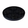 Supporto con Ruote per Vasi Nature Nero polipropilene (Ø 29,2 x 4 cm)