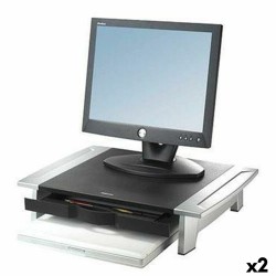 Ascensore Fellowes Office Suites Monitor Argentato Nero 2 Unità