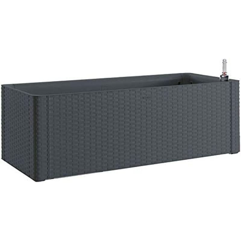 Vaso Autoirrigante Stefanplast Natural Delux Rettangolare Antracite 100 x 43 x 33 cm Vaso Autoirrigante Stefanplast Natural Delux Rettangolare Antracite 100 x 43 x 33 cm
