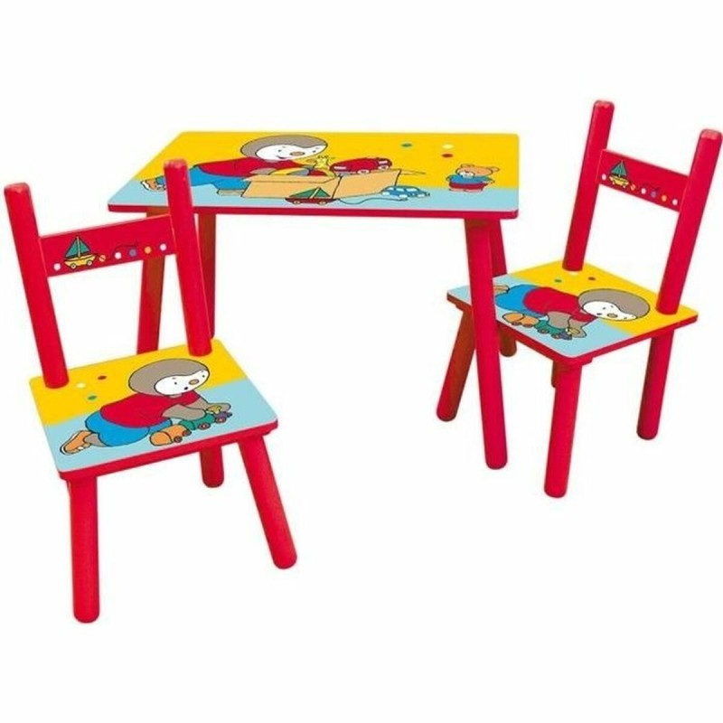 Set di Tavolo e Sedie per Bambini Fun House T'CHOUPI Set di Tavolo e Sedie per Bambini Fun House T'CHOUPI