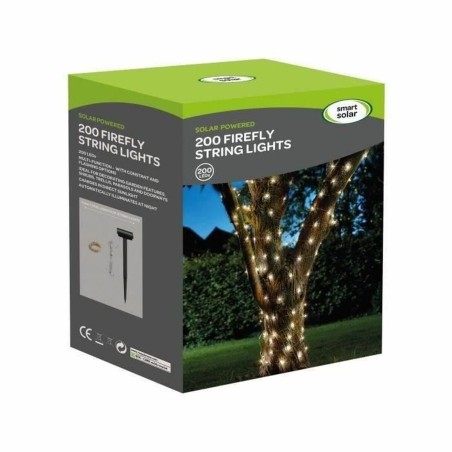 Ghirlanda di Luci LED Super Smart Luciole Solare Bianco Caldo
