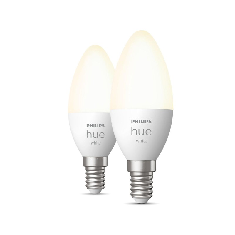 Lampadina LED Philips 8719514320628 Bianco F E14 E27 470 lm (2 Unità) Lampadina LED Philips 8719514320628 Bianco F E14 E27 470 lm (2 Unità)