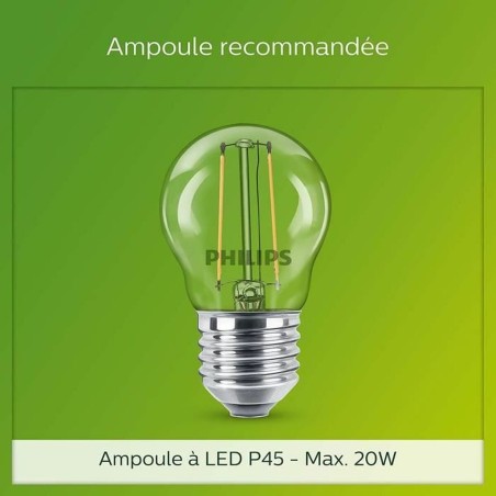 Lampada Philips Luminarias de exterior Antracite E27 230 V 2700 K