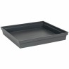 Piatto per Vaso EDA Tuscany Quadrato Antracite 40 x 40 x 5,9 cm