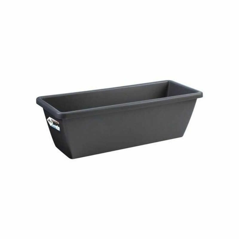 Vaso Elho Nero Antracite Plastica Rettangolare Moderno Vaso Elho Nero Antracite Plastica Rettangolare Moderno