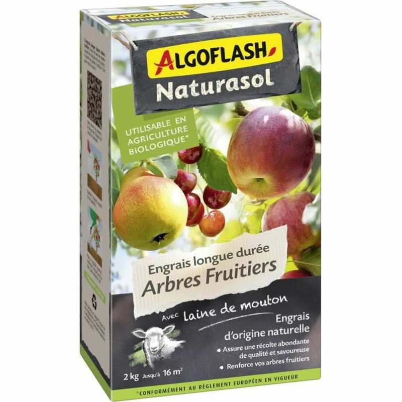 Fertilizzante per piante Algoflash Naturasol ABIOFRUI2 Fruttato 2 Kg Fertilizzante per piante Algoflash Naturasol ABIOFRUI2 Fruttato 2 Kg