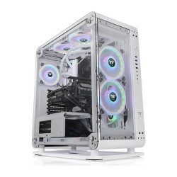 Case computer desktop ATX THERMALTAKE Core P6 TG Snow Bianco