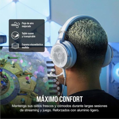 Auricolari con Microfono Corsair Bianco