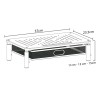 Supporto da Tavolo per Schermo MacLean MC-947 32" 13" 37 x 23,5 cm