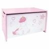 Baule Fun House Unicorn Rosa Bianco Legno
