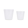 Set di Vasi Ibergarden LINCE-22-28-B Bianco Argilla Ø 22 cm Ø 28 cm 2 Pezzi
