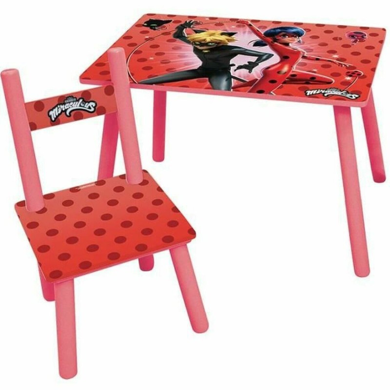 Set di Tavolo e Sedie per Bambini Fun House Ladybug Set di Tavolo e Sedie per Bambini Fun House Ladybug