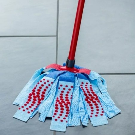 Spazzolone Vileda 3Action Velour XL Azzurro Rosso