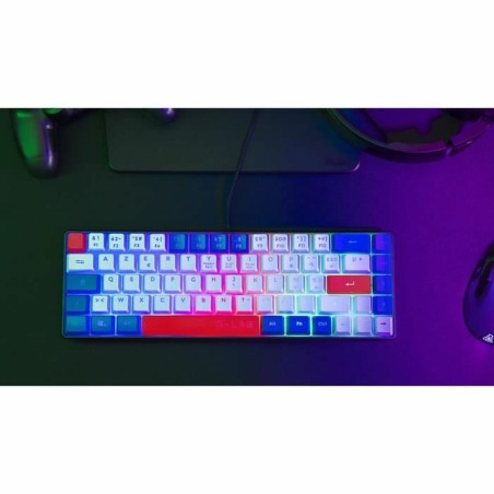 Tastiera Bluetooth The G-Lab KEYZ-HYDRO-BWR/FR Azerty Francese