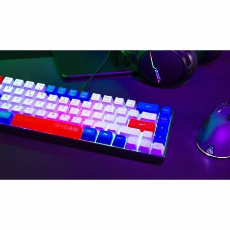 Tastiera Bluetooth The G-Lab KEYZ-HYDRO-BWR/FR Azerty Francese