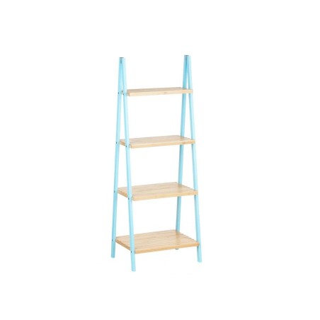 Scaffale da Bagno Berilo WR5504-4-428 Azzurro Naturale 40 x 109,3 x 30 cm