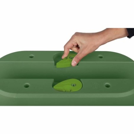 Vaso EDA Verde Plastica Ovale Moderno