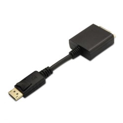 Adattatore DisplayPort a DVI Aisens Nero 15 cm